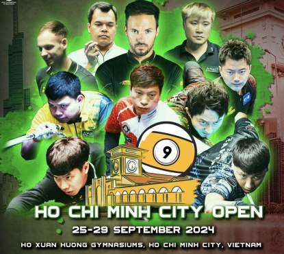 Giải Billiards Pool 9 Bi TPHCM Mở Rộng Năm 2024 Hứa Hẹn Hấp Dẫn