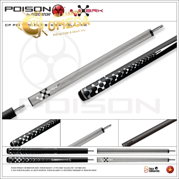 Gậy Phá/Nhảy Poison BKR-12/ Ngọn Full Carbon Chính Hãng Cao Cấp