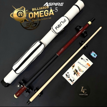 Gậy lỗ Predator Aspire 1-5 /Cơ bida Lỗ Chính Hãng Predator/ Ngọn Predator One/ Gỗ Zebra