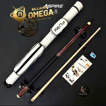 Gậy lỗ Predator Aspire 1-8 /Cơ bida Lỗ Chính Hãng Predator/ Ngọn Predator One/ Gỗ Purple Heart