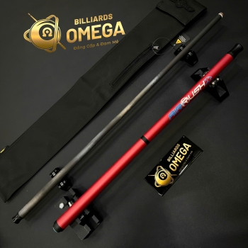 Gậy Predator Black Revo Air Rush Tay Cầm Trơn Đỏ Mờ | Cơ Bida Lỗ Chính Hãng Predator