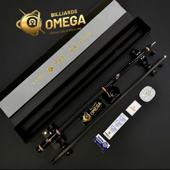 Gậy Bida Lỗ Tarik Sakura Black I-Ngọn Full Carbon Cassadin Cao Cấp