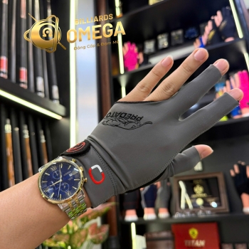 Găng tay bida Predator Second Skin Jasmin Ouschan Signature – Màu xám – Tay trái