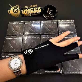 Găng Tay Bida Cá Nhân Dragon Cao Cấp- Black