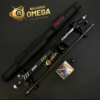 Leadsuper Dragon Black | Cơ Bida Lỗ Ngọn Carbon Công Nghệ Black Power DK (Tặng Kèm Phụ Kiện)