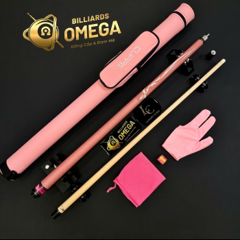 CUPPA PINK S9 | Cơ Bida Lỗ Chính Hãng (Kèm Full Phụ Kiện)