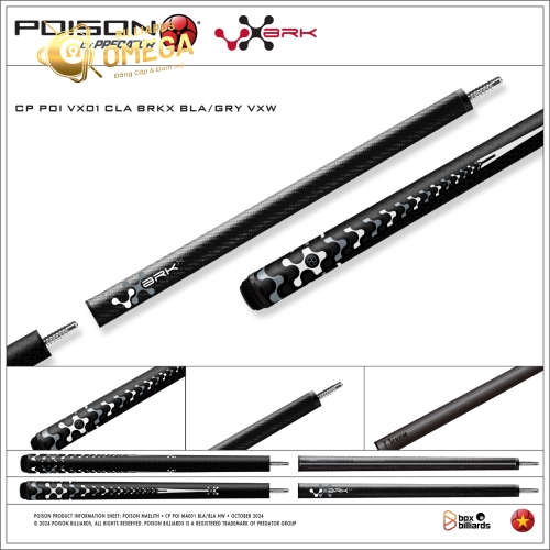 Gậy Phá/Nhảy Poison BKR-19/ Ngọn Full Carbon Chính Hãng Cao Cấp