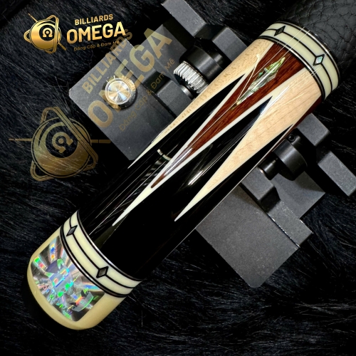Chuôi Predator Ikon4 1 Gỗ Midnight Maple/ Gỗ Snakewood/ Da Luxe/Cơ Bida Lỗ Chính Hãng Predator