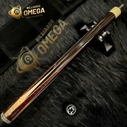 Chuôi Predator Ikon4 1 Gỗ Midnight Maple/ Gỗ Snakewood/ Da Luxe/Cơ Bida Lỗ Chính Hãng Predator