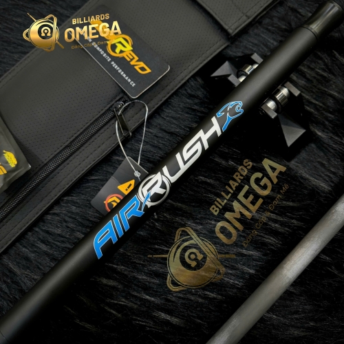 Gậy Nhảy Predator Black Revo Air Rush Đen Nhám Tay Sport  | Cơ bida Lỗ Chính Hãng Predator