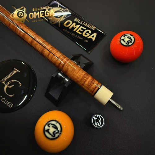 Chuôi Predator Ikon4 2 gỗ Coffee Curly Maple / gỗ Turquoise/ tay trơn/Cơ bida Lỗ Chính Hãng Predator