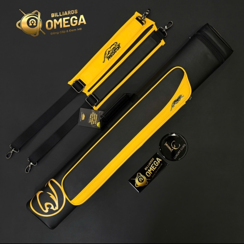 Bao Đựng Cơ Predator Roadline Đen/Vàng Cứng - 2 Chuôi 4 Ngọn ​