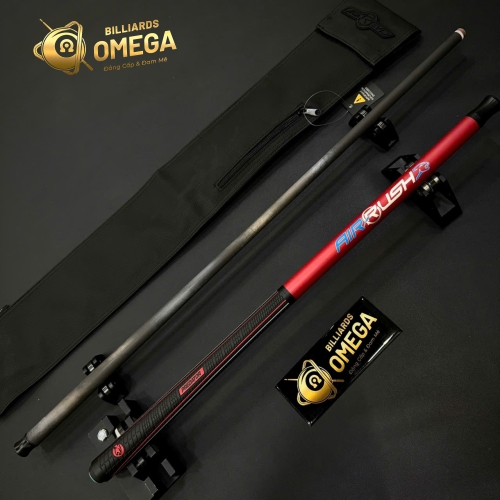 Gậy Predator Black Revo Air Rush Tay Cầm Sport Đỏ Mờ | Cơ Bida Lỗ Chính Hãng Predator