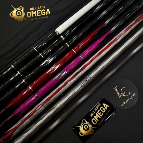 Poison M-08 Ngọn Full Carbon | Cơ Bida Lỗ Chính Hãng