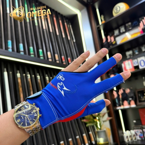 Găng tay bida Predator Second Skin USPBS – Màu Xanh và Đỏ – Tay trái