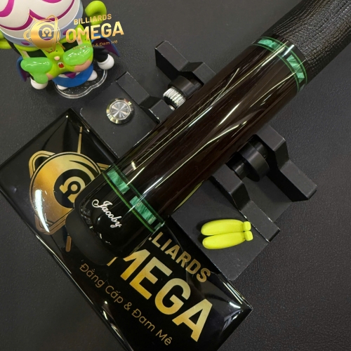Chuôi JACOBY CUSTOM CUES 0124-169 Phiên Bản Gỗ Ebony