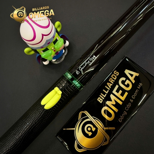 Chuôi JACOBY CUSTOM CUES 0124-169 Phiên Bản Gỗ Ebony