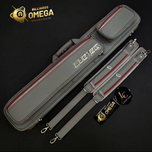 Bao Cơ Cuetec Pro Line Màu Xám 4x8 Soft Case (4 Chuôi + 8 Ngọn)