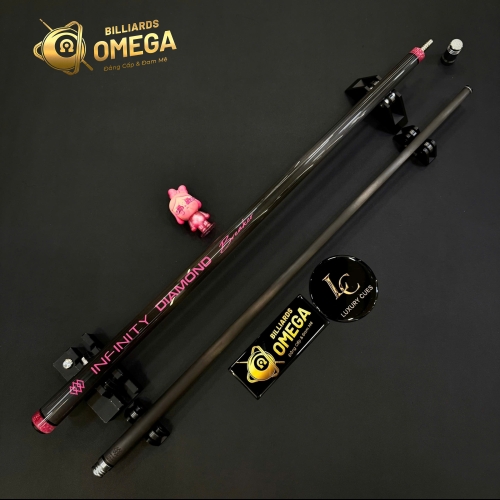 Cơ Chuyên Phá INFINITY DIAMOND BREAKER - PINK | Cơ Bida Lỗ Chính Hãng