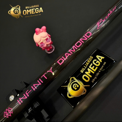 Cơ Chuyên Phá INFINITY DIAMOND BREAKER - PINK | Cơ Bida Lỗ Chính Hãng