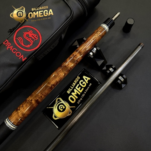 Cơ Bida Lỗ Dragon Special BE Ngọn Full Carbon (Tặng Kèm Full Phụ Kiện)
