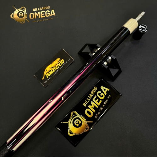 CHUÔI PREDATOR TS16/ TRUE SPLICE 16 Gen 3 LIMITED EDITION - GỖ MUN ĐEN ĐIỂM TÍM/HỒNG - TAY CẦM DA CAO CẤP