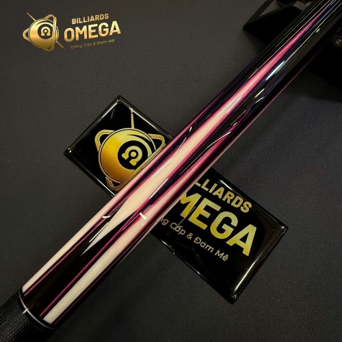 CHUÔI PREDATOR TS16/ TRUE SPLICE 16 Gen 3 LIMITED EDITION - GỖ MUN ĐEN ĐIỂM TÍM/HỒNG - TAY CẦM DA CAO CẤP