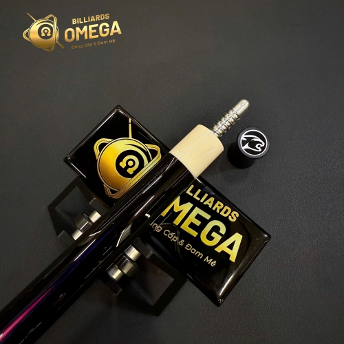 CHUÔI PREDATOR TS16/ TRUE SPLICE 16 Gen 3 LIMITED EDITION - GỖ MUN ĐEN ĐIỂM TÍM/HỒNG - TAY CẦM DA CAO CẤP