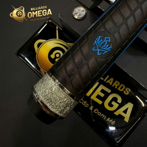 Leadsuper Dragon Blue | Cơ Bida Lỗ Ngọn Carbon Công Nghệ Black Power DK (Tặng Kèm Phụ Kiện)