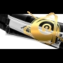 Bao Đựng Cơ Predator Roadline Đen Trắng Cứng - 2 Chuôi 4 Ngọn