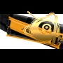 Bao Đựng Cơ Predator Roadline Đen/Vàng Cứng - 2 Chuôi 4 Ngọn ​