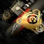 Chuôi Predator P3 Revo Red Tiger Cue Matte Black & Rengas Stripes da Luxe